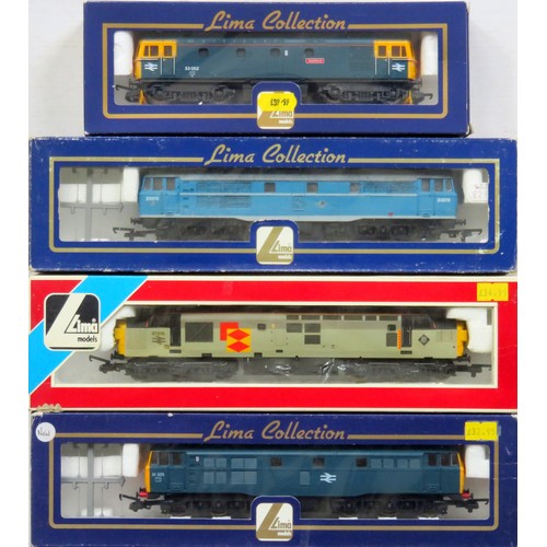51 - LIMA 00 gauge Diesel Locos comprising: Class 31 No. 31325 BR blue, Class 37 No. 37015 2-tone grey, C... 