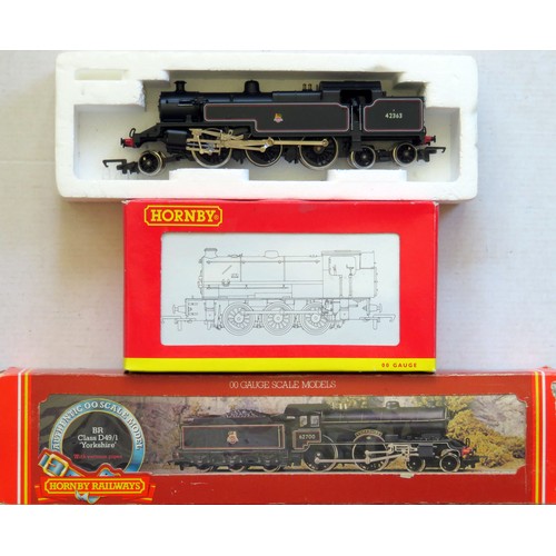 69 - HORNBY (China) 00 gauge Steam Locos comprising: R259 Class D41/1 4-4-0 “Yorkshire” Loco and Tender N... 