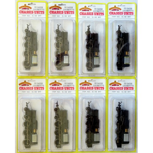 74 - BACHMANN 00 gauge Loco Chassis Units comprising: 8 x 35-100 for 4MT Locos. All as new in Bubble Pack... 