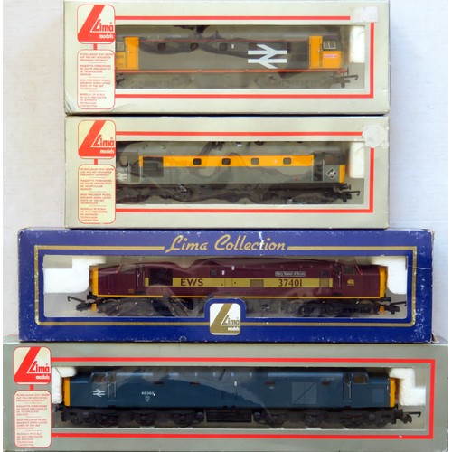 80 - LIMA 00 gauge Diesel Locos comprising: Class 37 “Mary Queen of Scots” No. 37401 EWS maroon and gold,... 