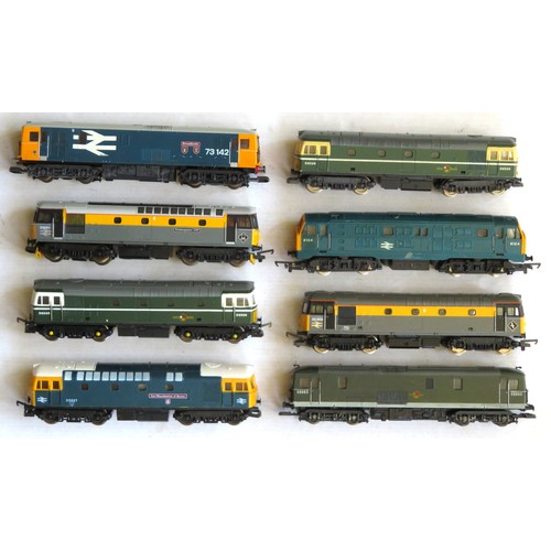 83 - LIMA 00 gauge 8 x assorted Bo-Bo Diesel Locos, most require attention. Fair to Good (8)