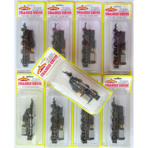99 - BACHMANN 00 gauge Replacement Loco Chassis Units comprising: 7 x 35-100 for 4MT Locos, 2 x 35-800 fo... 