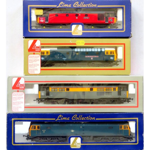 104 - LIMA 00 gauge Diesel Locos comprising: Class 31 No. 31541 yellow and grey, Class 47 No. 47277 BR blu... 