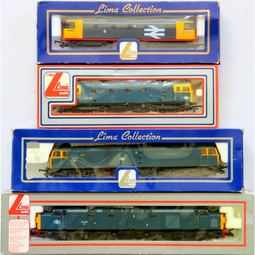 113 - LIMA 00 gauge Diesel Locos comprising: Class 47 “Pectinidae” No. 47190 2-tone grey, Class 47 No. 473... 