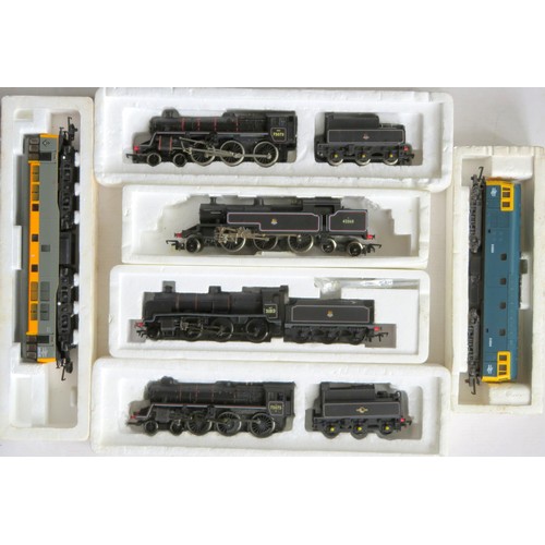 124 - HORNBY / BACHMANN / LIMA 00 gauge Locos comprising: Bachmann 4-6-0 Loco and Tender No. 75073 BR line... 
