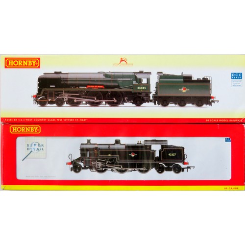 141 - HORNBY (China) 00 gauge Steam Locos comprising: R2585 Rebuilt West Country Class 4-6-2 “Otter St. Ma... 