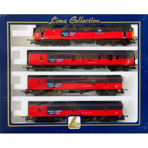 155 - LIMA Collection 00 gauge 149808 “Rail Express Systems” Train Pack containing: Class 47 “Atlantic Col... 
