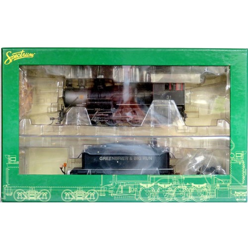 323 - BACHMANN Spectrum On30 28657 (DCC on Board – Sound has been Fitted) Baldwin 4-6-0 Steam Loco and 8-w... 