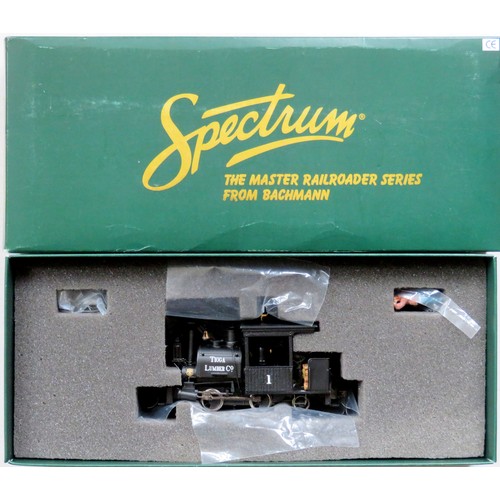 352 - BACHMANN Spectrum On30 25559 0-4-2 Porter Steam Loco Tioga Lumber Co. Near Mint in Near Mint Box wit... 