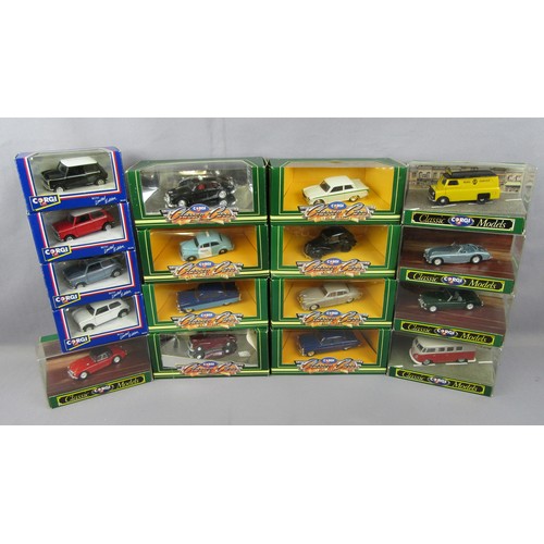 287 - CORGI CLASSIC Cars & vans plus 4x Mini ‘Limited Edition’ Near Mint to Mint in Excellent to Near Mint... 