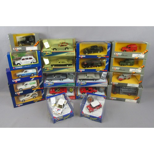 288 - CORGI CLASSIC Cars & vans plus 4x Mini ‘Limited Edition’ Near Mint to Mint in Excellent to Near Mint... 