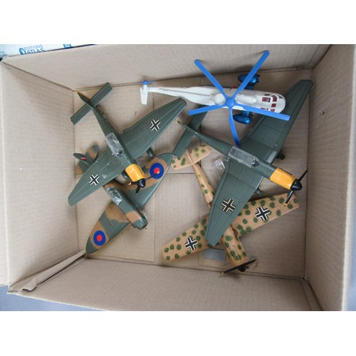 245 - DINKY Military Aircraft plus assorted built/part-built military related kits. Poor to Good.