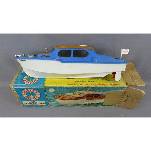 445 - MOTOR BOAT Models by Scalex, Triang, Penguin and others to include battery and clockwork examples. F... 