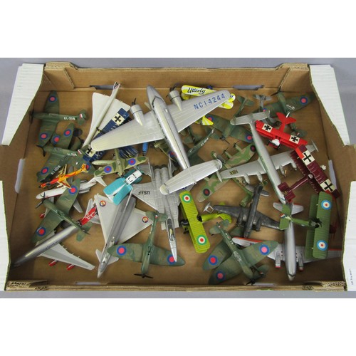 449 - MODEL AIRCRAFT group to include Dinky, Matchbox and others. Fair to Excellent, unboxed. (qty)