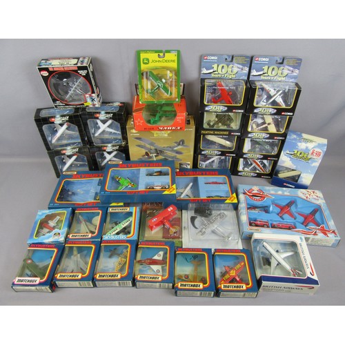 450 - MODEL AIRCRAFT group to include Matchbox Skybusters, Corgi ‘100 Years of Flight’ and others. Excelle... 