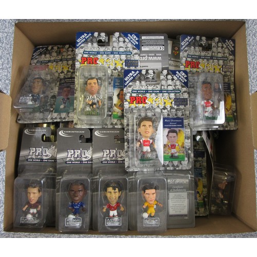 477 - CORINTHIAN FOOTBALL Figures, quantity of ‘Pro Star’ carded figures to include Platinum Editions. Nea... 