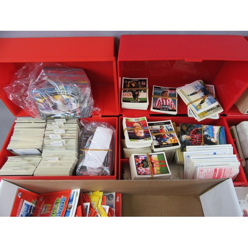 485 - FOOTBALL CARDS / STICKERS, very large quantity to include Merlin, Panini, Match Attak, Upper Deck an... 