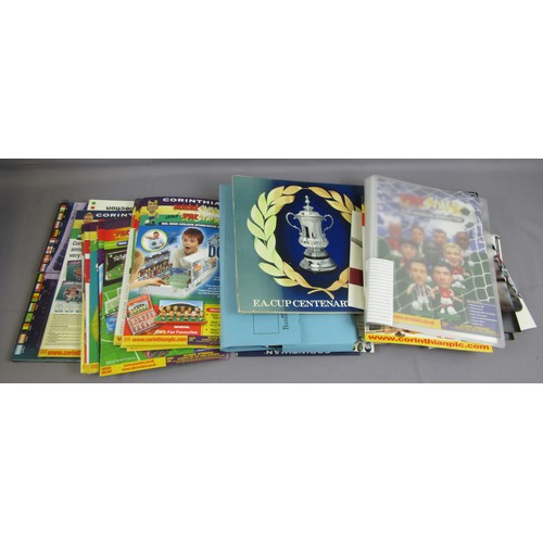 486 - FOOTBALL STICKER ALBUMS and trading card albums plus football related books. Not checked for complet... 