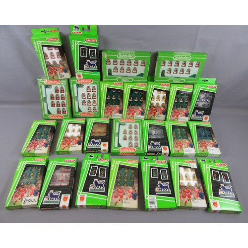 493 - SUBBUTEO, collection of Arsenal sets, home and away kits, 1980’s – 2000’s. Excellent to Near Mint. (... 