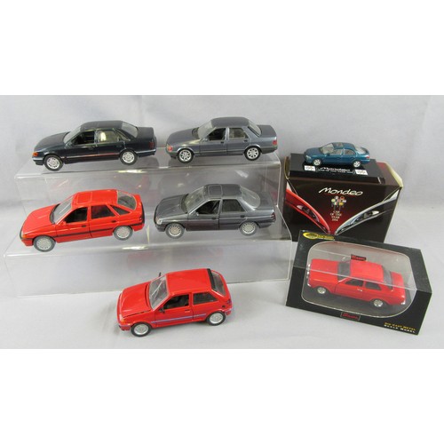 500 - FORD 1/24 Scale dealer promotional model by Schabak to include Fiesta XR2i, Orion, Sierra, Scorpio a... 