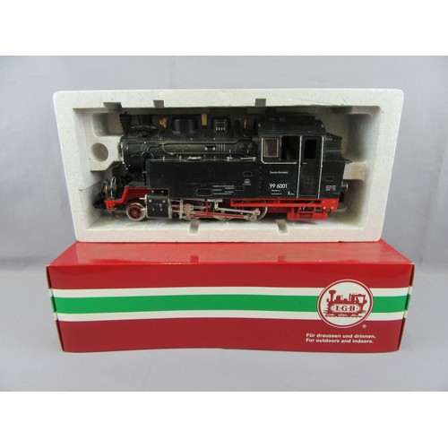 368 - LGB G Scale 3.5” Gauge Tank Locomotive comprising Deutsche Reichsbahn 2-6-2T No 996001 Black. 24v DC... 