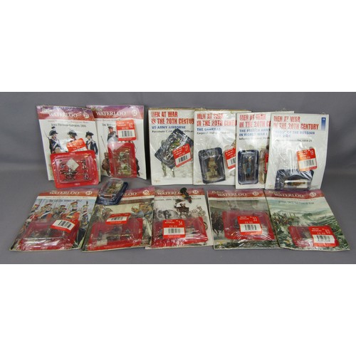 451 - AA Related models and memorabilia, ‘Relive Waterloo’ scale figures on magazines and a selection of p... 