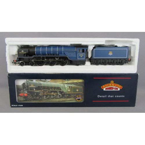 282 - BACHMANN 00 gauge 32-553 Class AI 60161 ‘North British’, BR Blue E/Emblem. Excellent in an Excellent... 