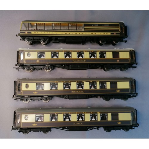 560 - HORNBY (CHINA) 00 Gauge Pullman Coaches comprising Devon Belle Observation Car, First Class Saloons ... 