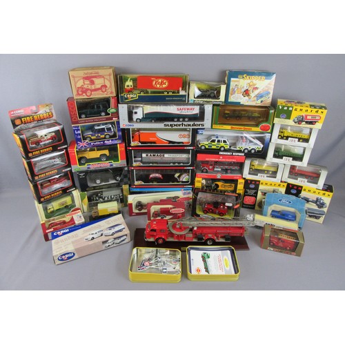 468 - COLLECTION of VANS and COMMERCIAL Vehicles to include Corgi, Vanguards, EFE and others. Mint in Exce... 