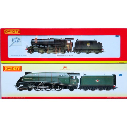 106 - HORNBY (China) 00 gauge Steam locos comprising: R2340 Class A4 4-6-2 “Golden Plover” Loco and Tender... 