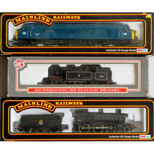 147 - MAINLINE / DAPOL 00 gauge Locos comprising: Dapol D51 Class N2 0-6-2 Tank Loco No. 69532 BR lined bl... 