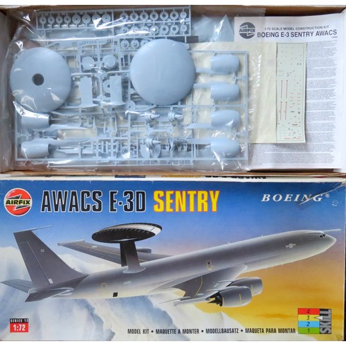 165 - AIRFIX 12004 1/72 scale AWACS E-3D Sentry Boeing Aircraft Kit (unstarted). Good Plus and Boxed