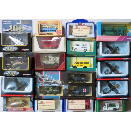 170 - CORGI / OXFORD etc. Diecast Vehicles to include: Corgi “100 Years of Flight” Aircraft, Lledo “The Da... 