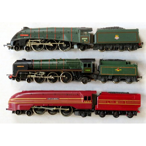 171 - HORNBY 00 gauge Steam Locos comprising: 4-6-2 “City of Bristol” Loco and Tender No. 6237 LMS maroon ... 