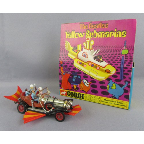 263 - CORGI TOYS 803 ‘The Beatles’ Yellow Submarine. Good to Excellent with working functions – rear prope... 