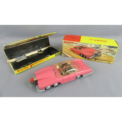 269 - DINKY TOYS 100 Lady Penelope’s FAB 1. Excellent – missing rear rockets, on a Fair Inner Tray and Exc... 