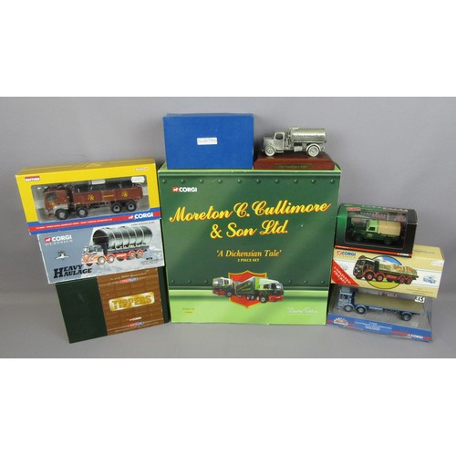 287 - CORGI CLASSICS Trucks to include CC99154 Moreton.E.Cullimore set, CC13905 Foden Aggregate Tipper, 97... 