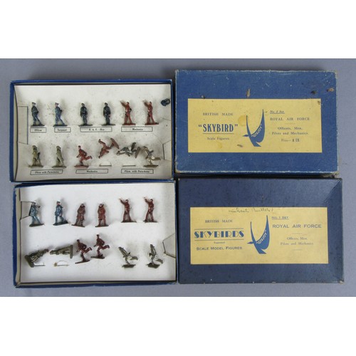 343 - SKYBIRDS Scale Model Figure Sets to include 2x No.6 Trench Fighting British Infantry, No.6a British ... 