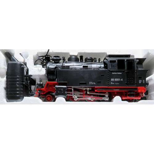 NEWQIDA TRAIN China G Scale 747 5802 European Outline 2 6 2 Tank Loco DR Harbour Station black l