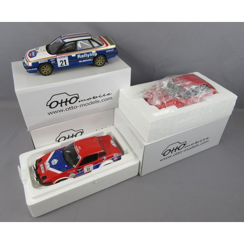 418 - OTTO 1:18 to include OT220 Triumph TR7 V8 (windscreen distorted), OT341 Subaru Legacy RS (wing mirro... 