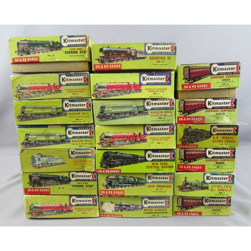 544 - KITMASTER OO/HO Scale Model Railway Kits, mix of built and unused kits (not checked for completeness... 