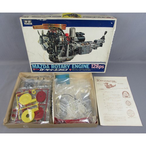 549 - GAKKEN 1:5 MAZDA Rotary Engine Model Kit. Appear unused in a Good Plus Box.