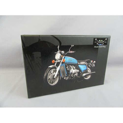 557 - MINICHAMPS 1:12 ‘Classic Bike Series’ 1975 Honda Gold Wing. Mint in Near Mint Plus Box.