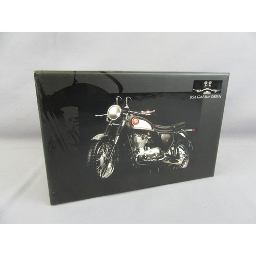 560 - MINICHAMPS 1:12 ‘Classic Bike Series’ BSA Gold Star DBD34. Mint in Near Mint Plus Box.