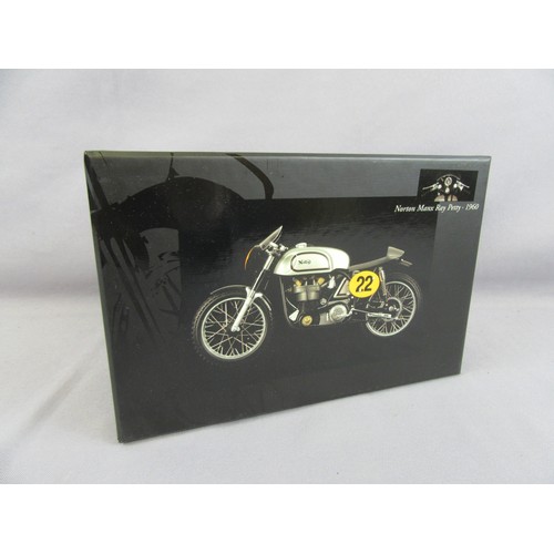 562 - MINICHAMPS 1:12 ‘Classic Bike Series’ 1960 Norton Manx “Ray Petty”. Mint in Near Mint Plus Box.