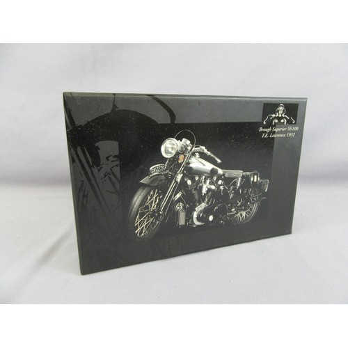 563 - MINICHAMPS 1:12 ‘Classic Bike Series’ 1932 Brough Superior SS100 “T.E.Lawrence”. Mint in Near Mint P... 