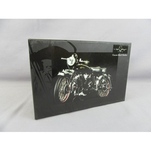 567 - MINICHAMPS 1:12 ‘Classic Bike Series’ Vincent Black Shadow. Mint in Near Mint Plus Box.