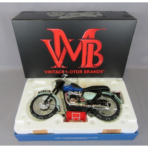 101 - VMB 1:6 1959 Triumph Bonneville T120R. Mint in a Mint Box.