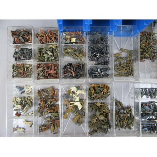 116 - SKYBIRDS or similar, quantity of lead military figures contained within plastic drawers. Good to Exc... 