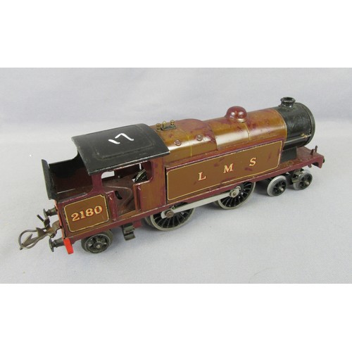 HORNBY 0 Gauge 20volt Electric 4-4-2 Tank Locomotive LMS No 2180 lined ...